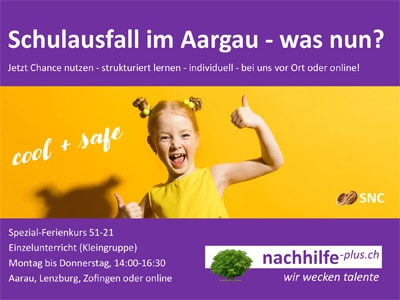 Flyer Schulausfall im Aargau - Seite 1